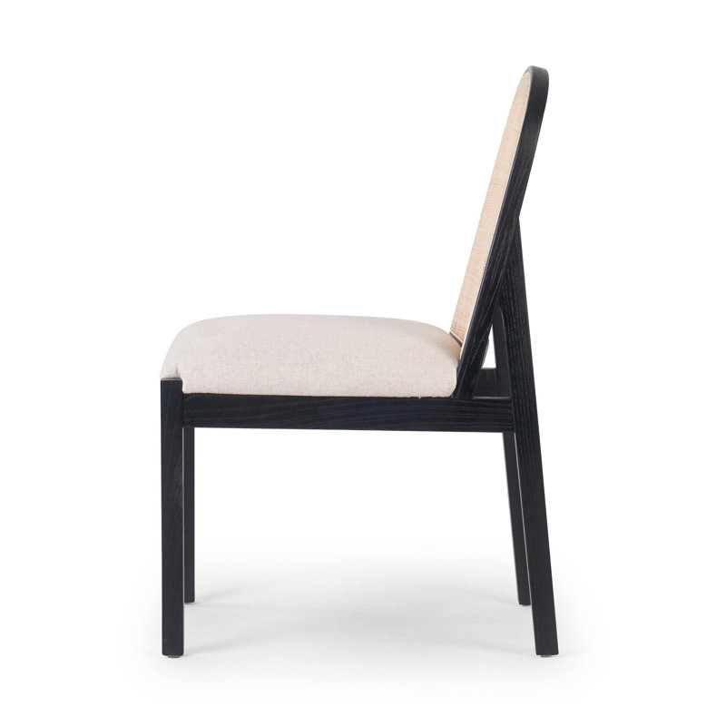 Esmee Upholstered Dining Chair, Brushed Ebony