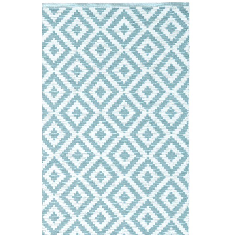 Harlow Hand Woven Cotton Geometric Rug, Rectangle 5' x 8'