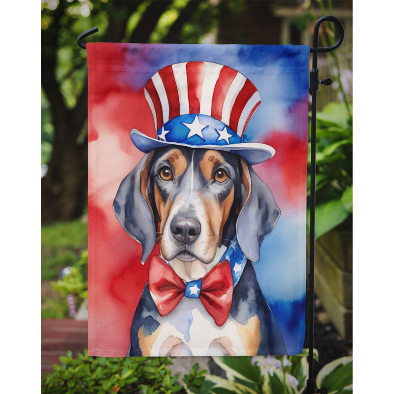 Drapeau patriotique du jardin américain, Coonhound américain