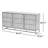 Elsia 59.1 " W Sideboard