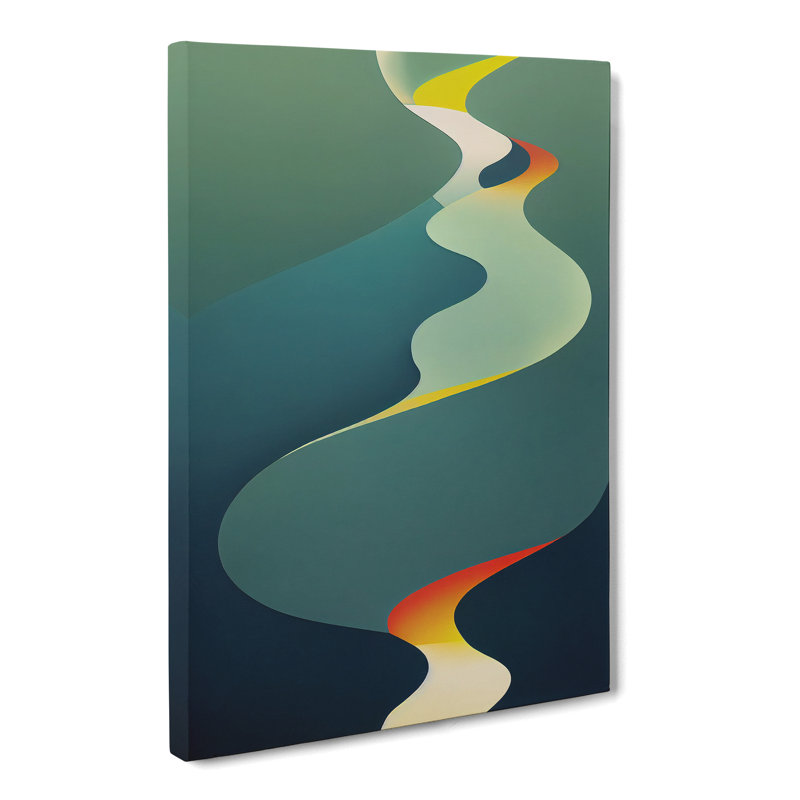 Orlie Stream Abstract Vol.2 - Wrapped Canvas, 50cm H x 35cm W x 3cm D