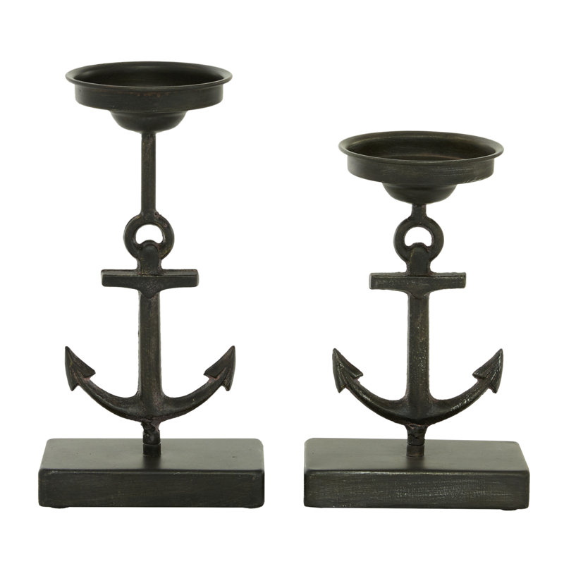 11.25'' H Iron Tabletop Candlestick