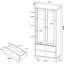 Armoire d'appoint 2 tiroirs Nestor