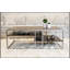 Ensemble de table basse et de table de bout en bois 3 pièces Padena avec rangement polyvalent et design moderne