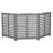 Kellan Outdoor 3-Panel Wooden Privacy Screen-112297031