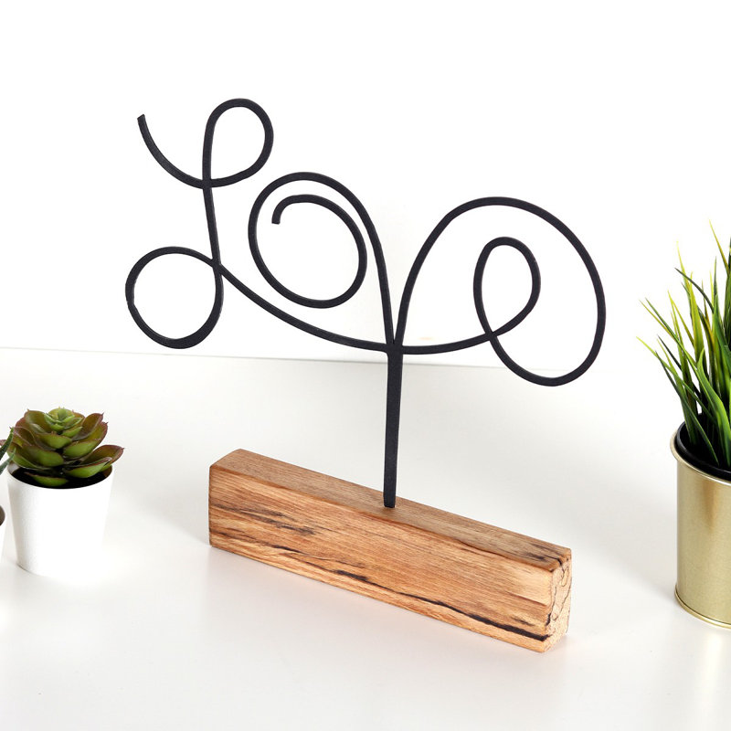 Sculpture Raul, Noir / brun