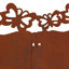22cm H x 103cm W Weathering Steel Hardware