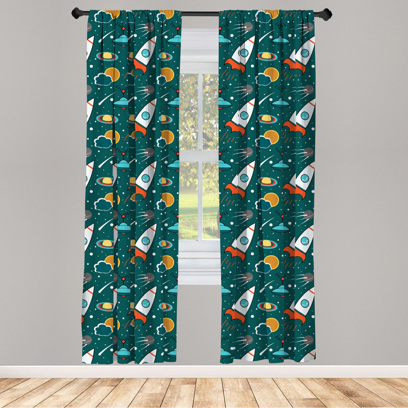 Room Darkening Curtain Pair, 28" x 95"