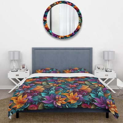 Ensemble de housse de couette Vibrant Mandala