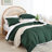 Weigelia Fluffy Comforter Set 7 Pieces-Bedding Set for All Seasons Soft Comforter With Fitted Sheet, Flat Sheet, Pillow Shams, Pillowcases-117185766-117185769