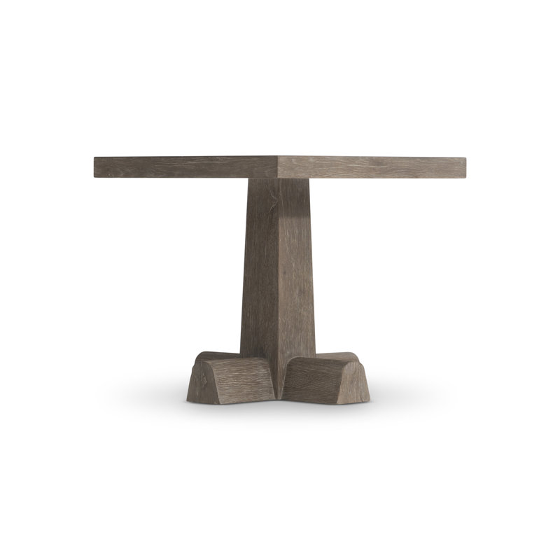 Bernhardt Tribeca Side Table With Pedestal Base