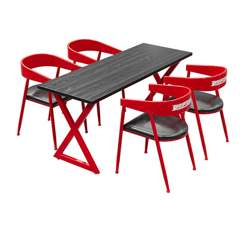 Ensemble de salle à manger rectangulaire Monda, H 29,6 po x L 63 po x l 27,6 po