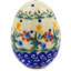 Polish Pottery Egg Figurine