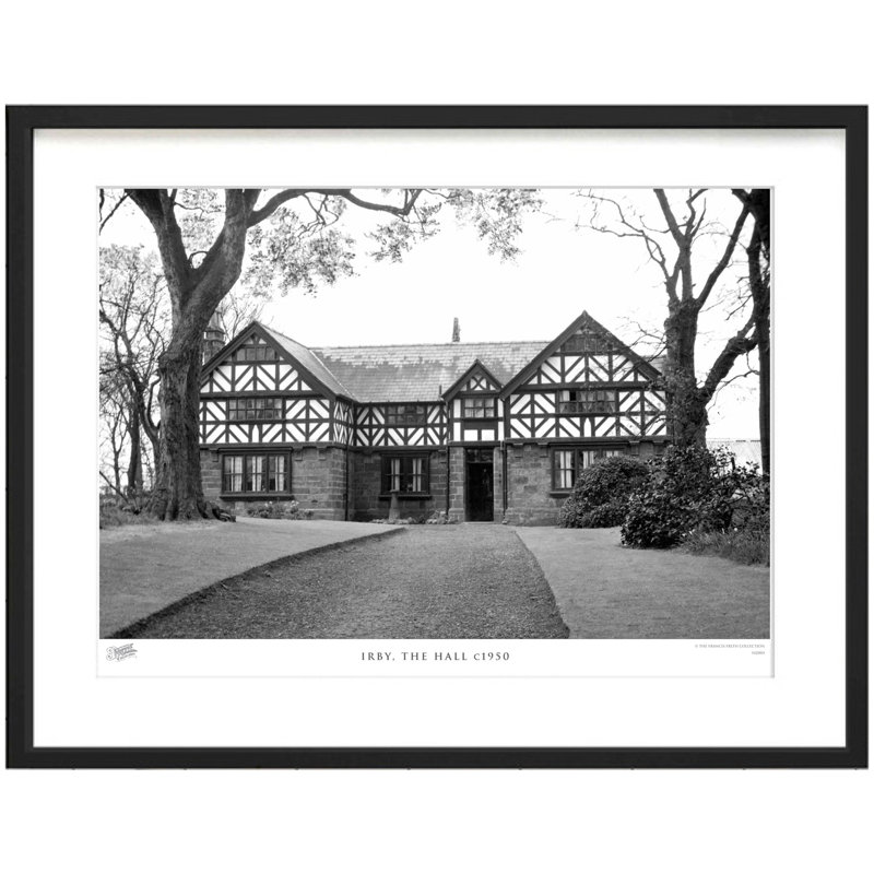 Irby, The Hall C1950 by Francis Frith - Single Picture Frame Print, 28cm H x 36cm W x 2.3cm D