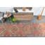 Tapis de couloir vintage rétro avec un design traditionnel, parfait pour ajouter une touche classique rose / vert