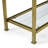 Letia 43'' Glass Top Console Table-982179182
