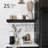 Floating Shelves, 3 Pcs, Black