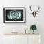 Mint Green Rose - Picture Frame Graphic Art Print-56735469-56735468