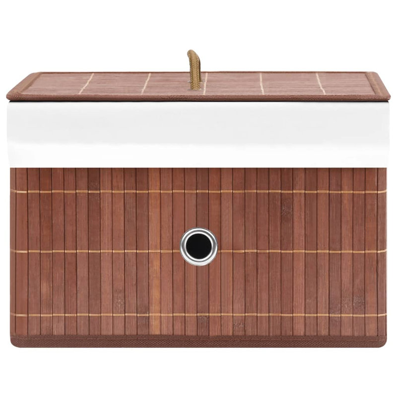 Rebrilliant Bamboo Decorative Basket, Brown