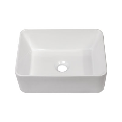 Geworzi 12mm W White Ceramic Sink