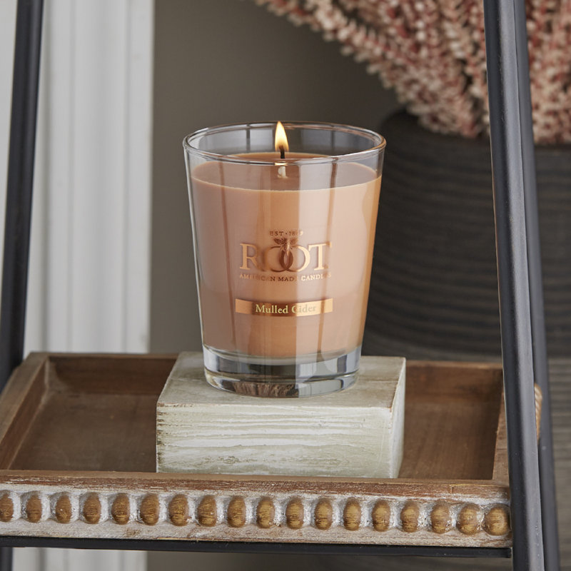 Large Mulled Cider Scented Beeswax Soy Jar Candle