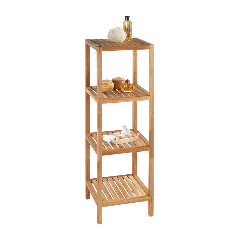 Cedar Solid Wood Freestanding Bathroom Shelves