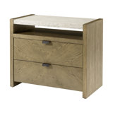 Catalina 2 - Drawer Solid Wood Nightstand