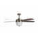 Tulip 52 inch Brushed Nickel Ceiling Fan with LED Light Kit and Remote Control