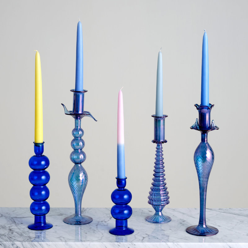 Burnhill Glass Tabletop Candlestick