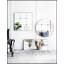 Miroir mural rond en verre antique D36