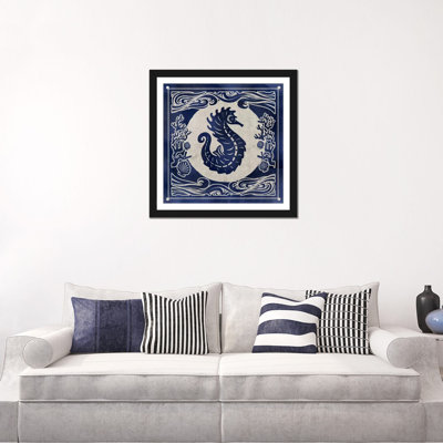 «Ink Seahorse», impression sur toile