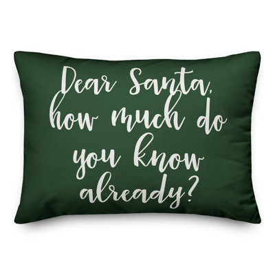  Coussin Dear Santa