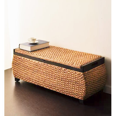 Narcissus Vine Handmade Wicker Storage Ottoman