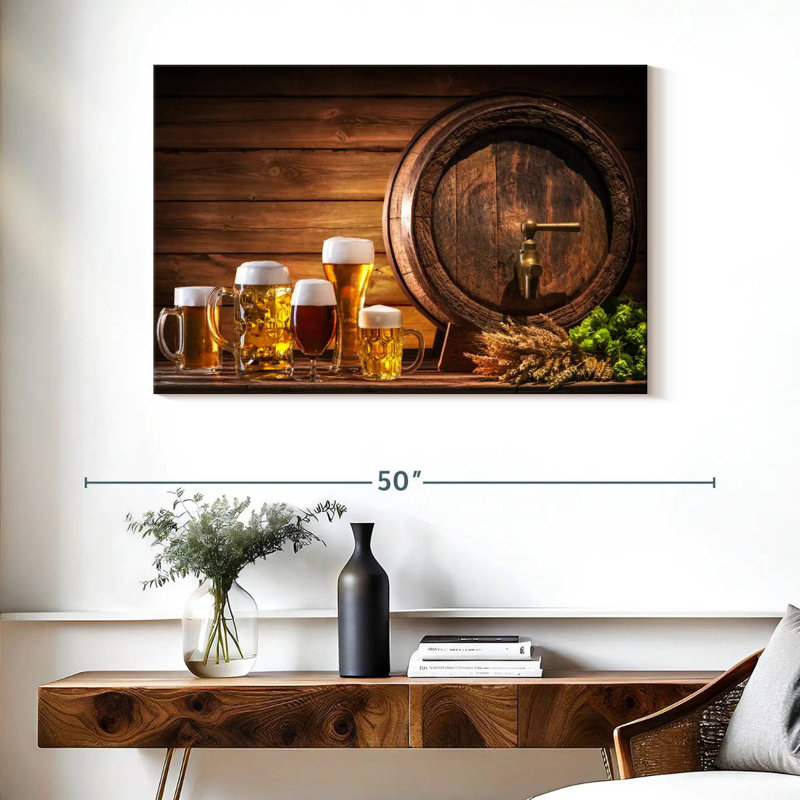 Yarlin Beer Barrel, 26" H x 39" W