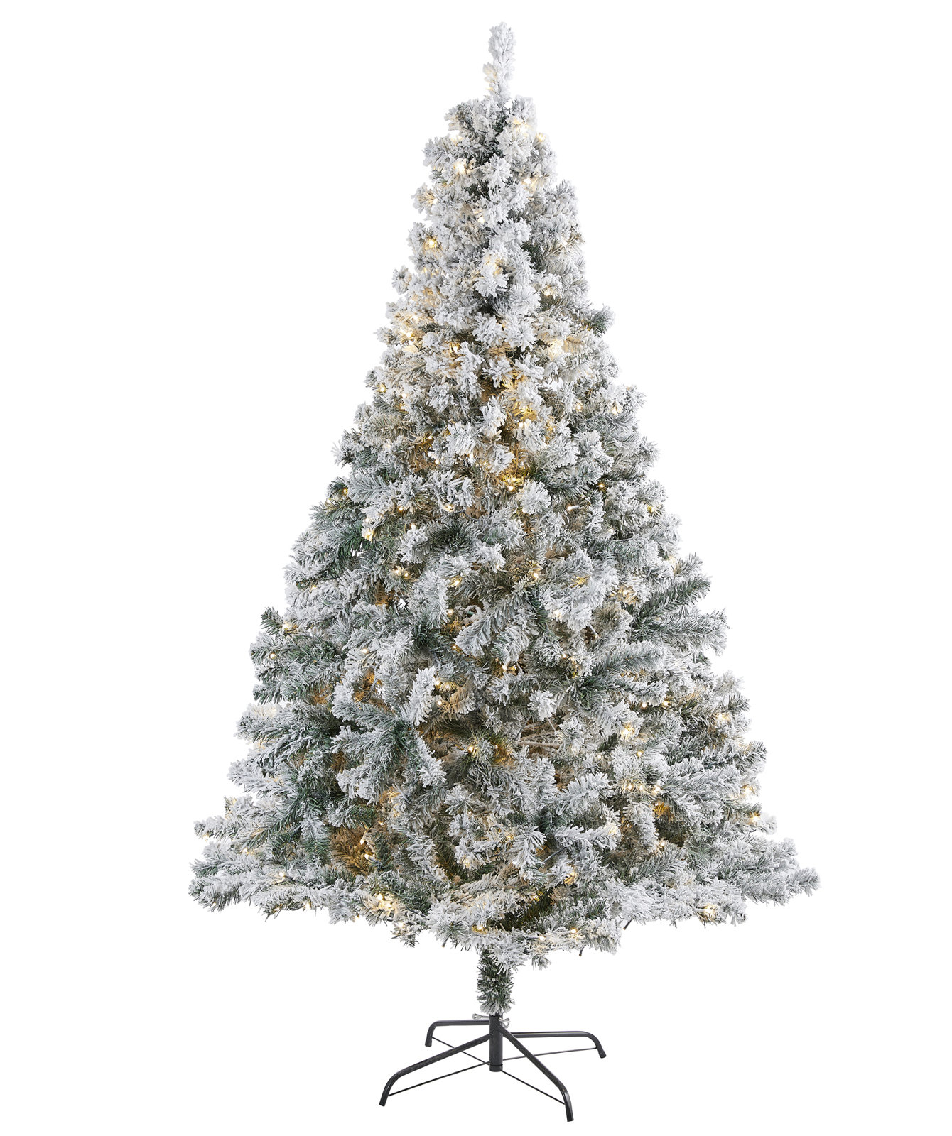Lighted Artificial Christmas Tree, 8' H