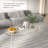 Jesamine 39'' Acrylic Cloud Shape Coffee Table, With 3 Bubble Legs, For Home Decor