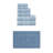 Bublitz Classy Bath Mat 100% Soft Cotton Bath Towel Set & Bath Rug-102445827-127863108
