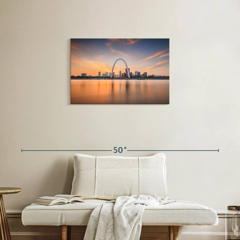 Senne St. Louis Sundown, 20" H x 30" W