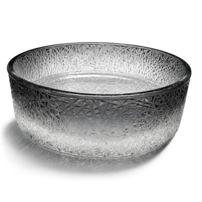 Lavabo de salle de bain circulaire en verre 14 po Stadium - Collection Timeless