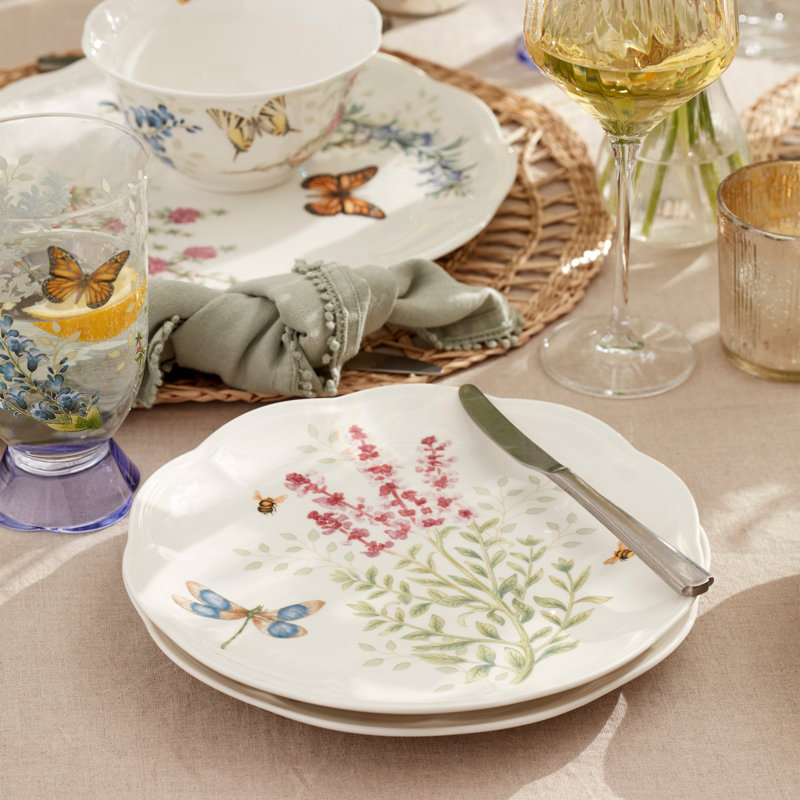 Lenox Butterfly Meadow Herbs Accent Plates, Set of 4