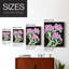 «Pop Flowers», reproduction encadrée en V - bois massif-1449042435-1449042447