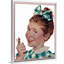 «Girl with String», art mural sur toile-203964127-203964125
