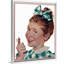 «Girl with String», art mural sur toile-203964127-203964126