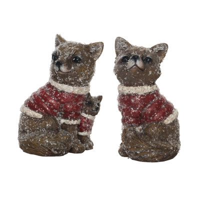  Ensemble de 2 décorations de Noël en résine