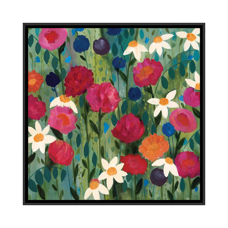 «Meant to Be», impression sur toile, H 18 po x l 18 po x P 1,5 po, Toile avec cadre noir, Pas de tapis