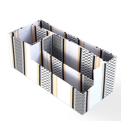 Desk Organizer 4 sections | 13.5x5.8x5" Stationery Organizer