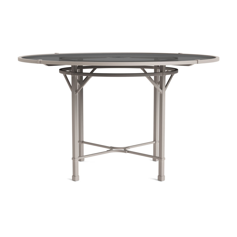 Venetian Outdoor Round Dining Table, Dove Smooth