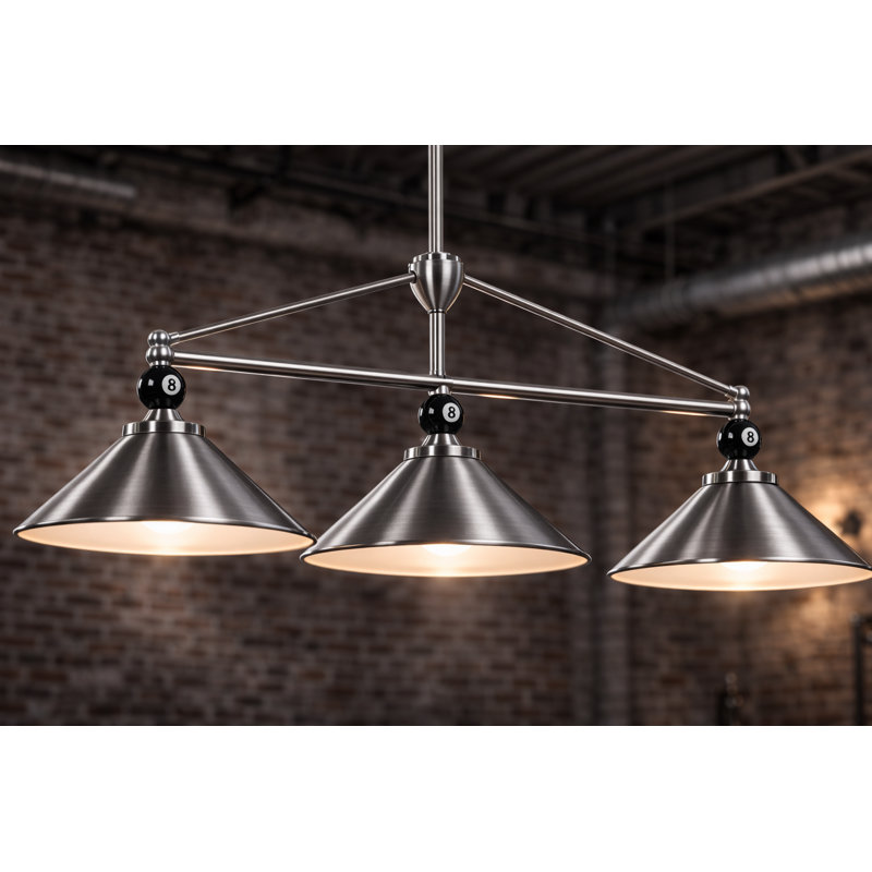 Bruckner 3 - Light Pool Table Linear Pendant By RAM Game Room