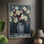 Impasto Floral Arrangement II, reproduction encadrée - bois massif-1024153139