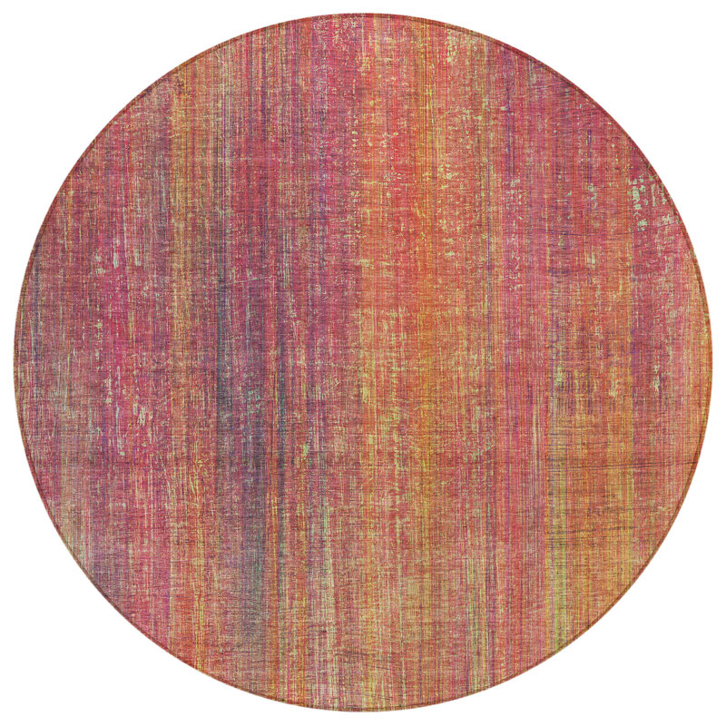 Tapis extérieur rond 8 po